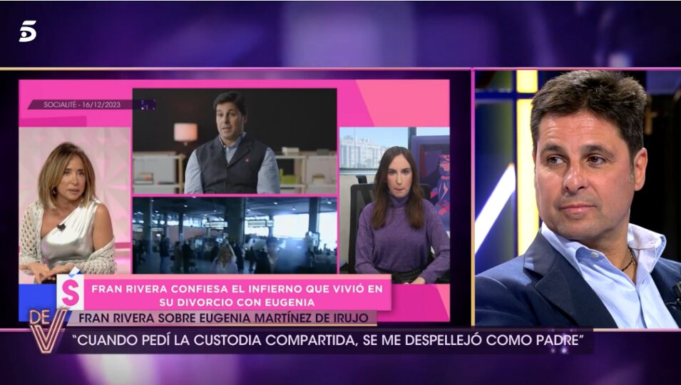 María Patiño hablando de Fran Rivera | Telecinco