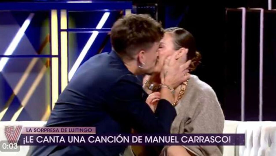Luitingo y Jessica Bueno se besan | Telecinco