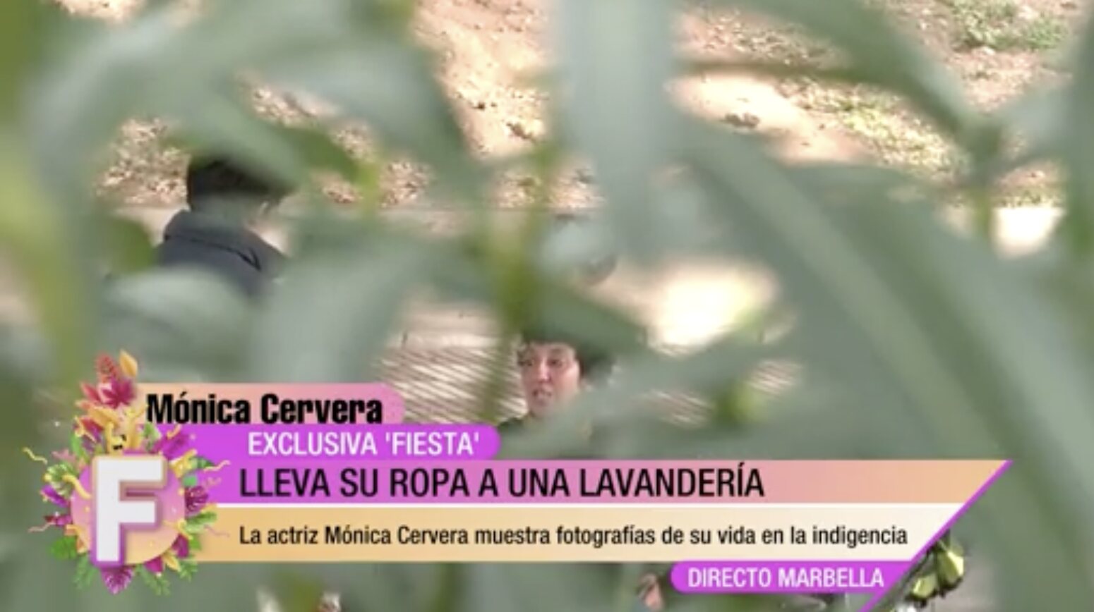 Mónica Cervera hablando con el programa