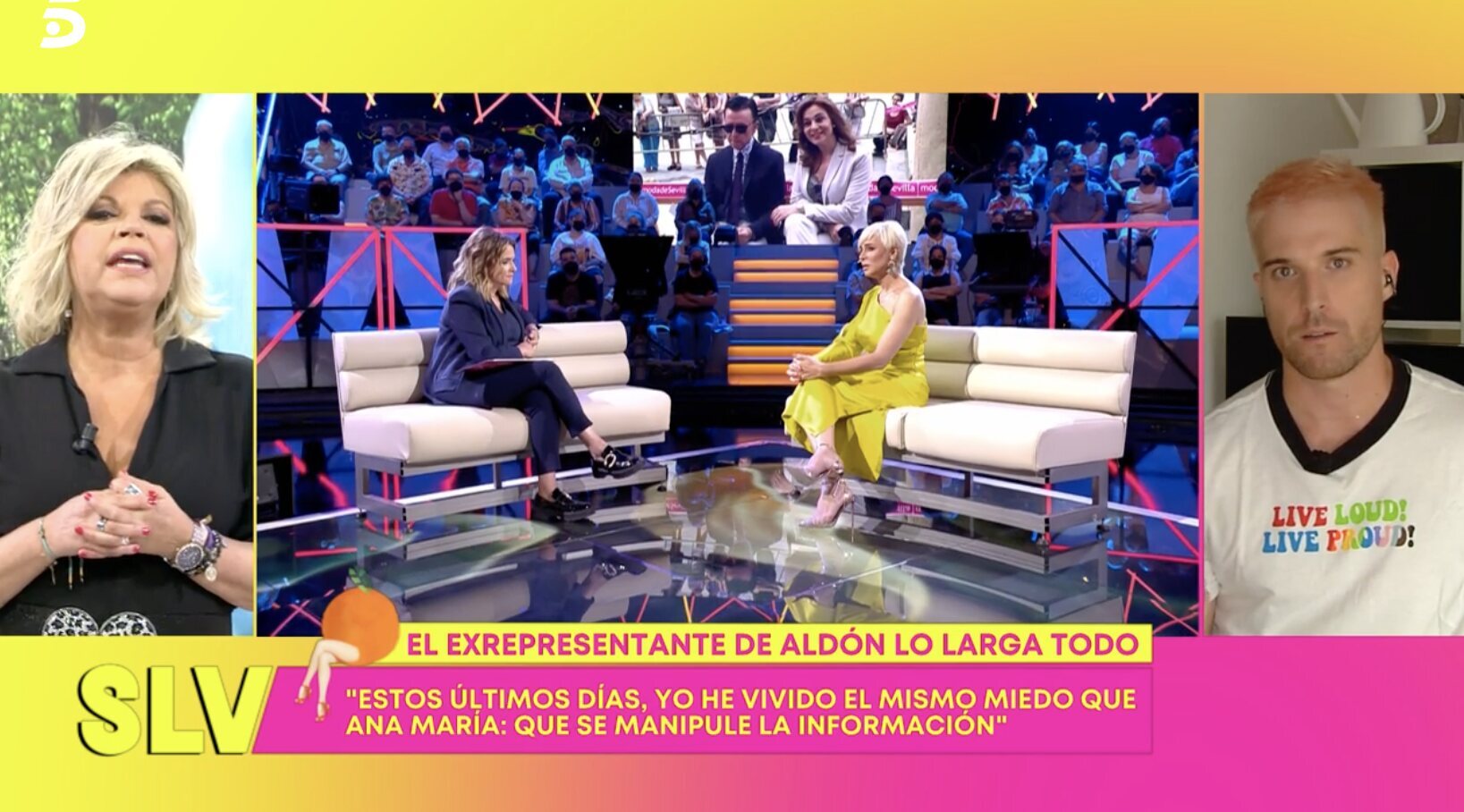Marc Florensa hizo apariciones en televisión hablando de Ana María Aldón | Foto: Telecinco.es