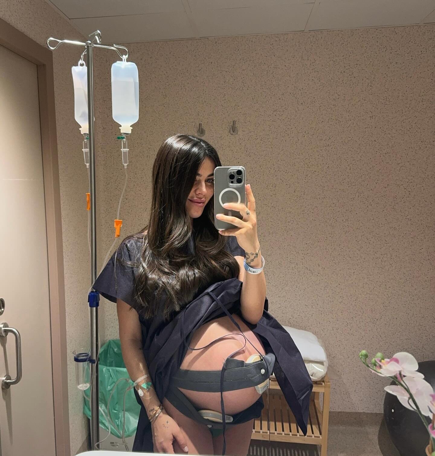 Violeta Mangriñán en el hospital/ Foto: Instagram