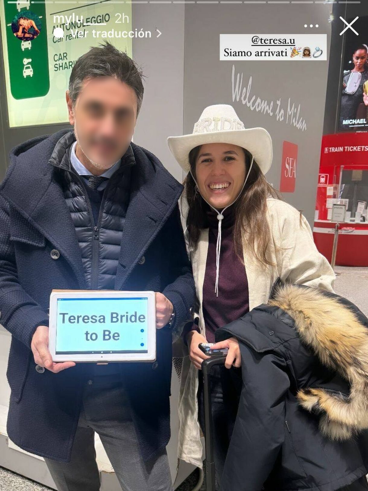 Teresa Urquijo se fue de despedida de soltera a Milán | Foto: Instagram