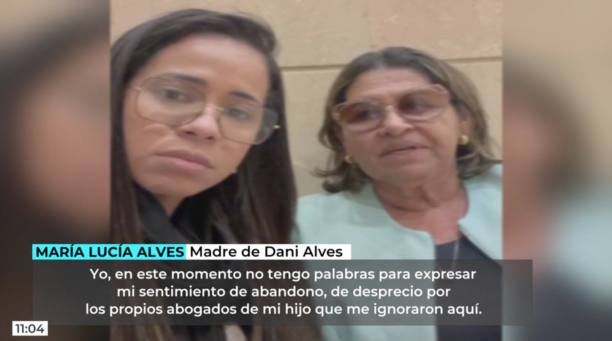 La madre de Dani Alves denuncia la actitud de los abogados de su hijo | Foto: Telecinco.es