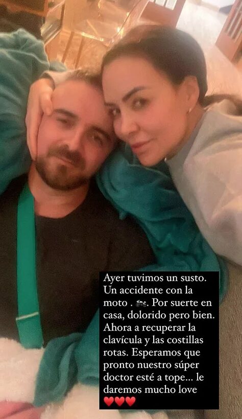 Vania Millan con su marido/ Foto: Instagram