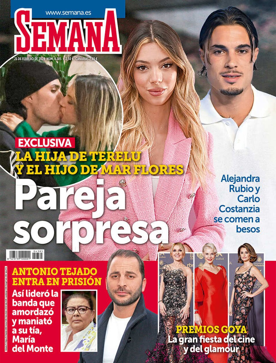 La revista Semana destapó el romance de Alejandra Rubio y Carlo Costanzia
