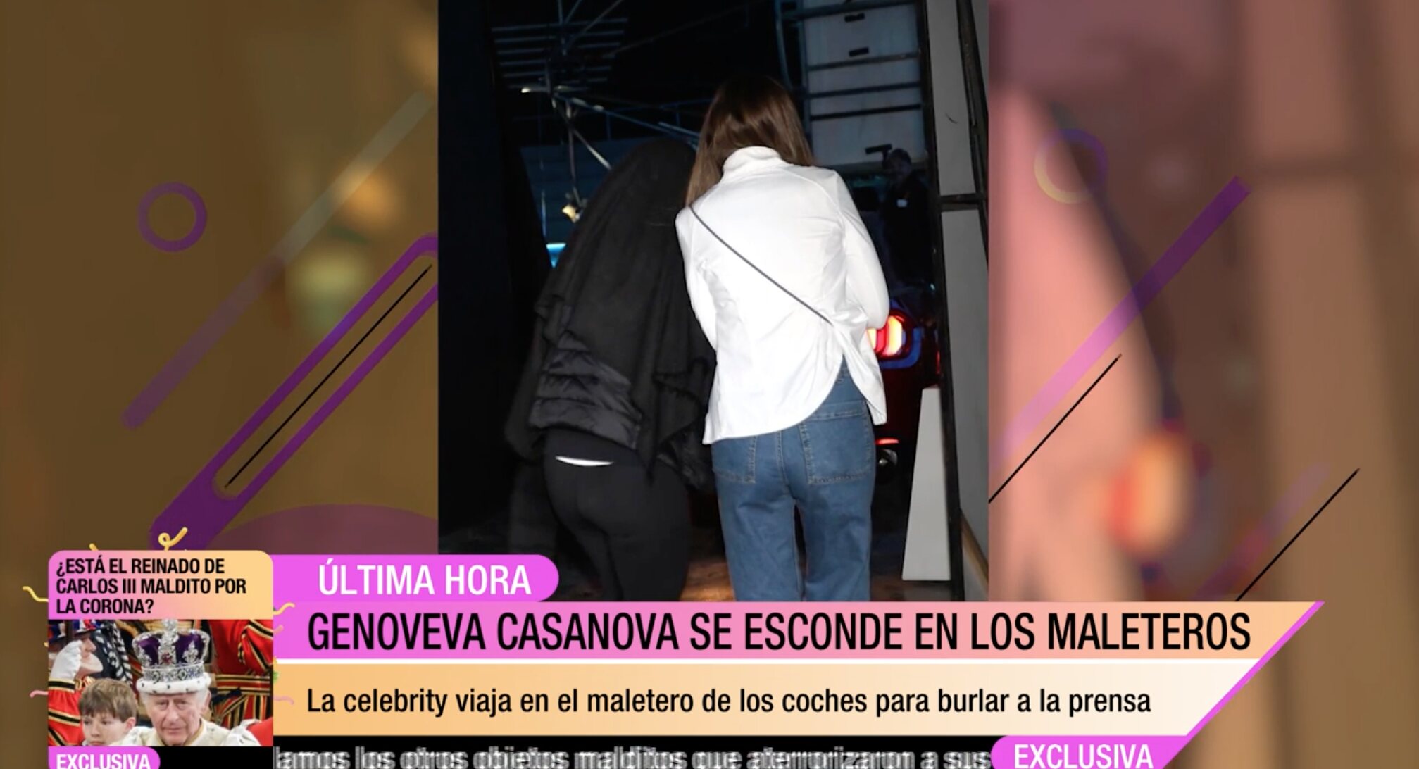Genoveva Casanova llegando al plató de 'El desafío' | Foto: Telecinco.es