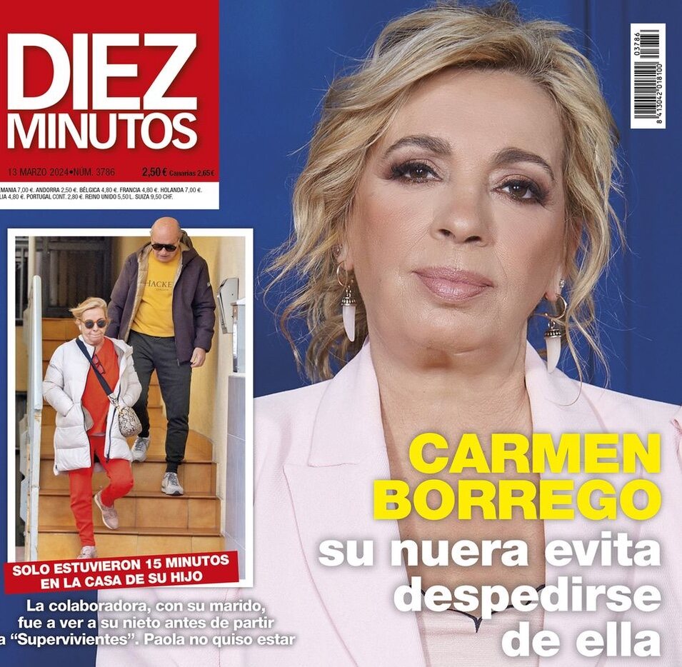 Carmen Borrego sale de casa de su hijo | Diez Minutos