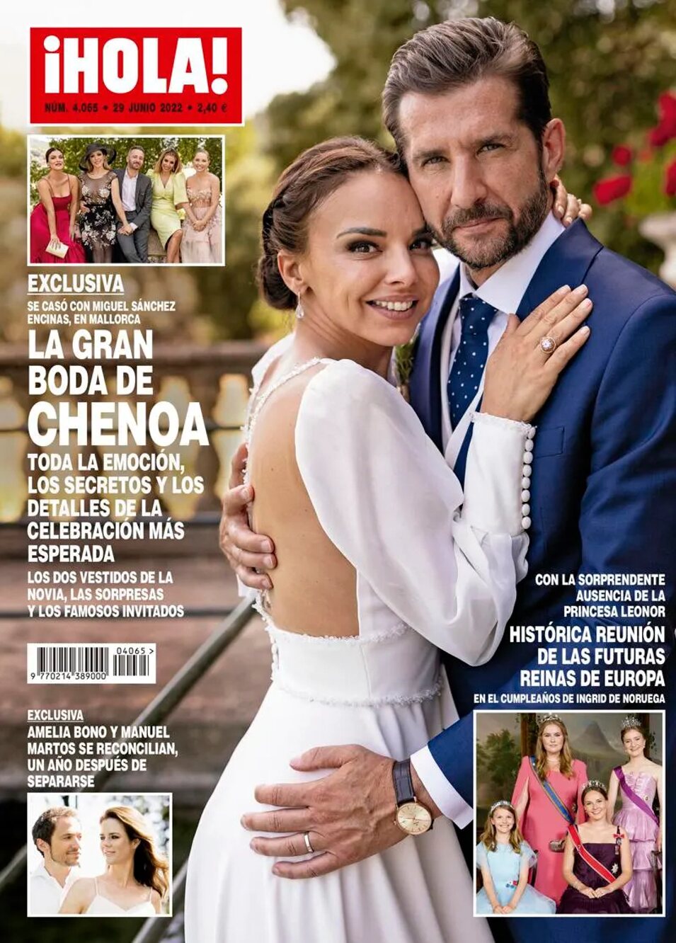 Chenoa y Miguel Sánchez Encinas estuvieron 17 meses casados | Foto: ¡Hola!