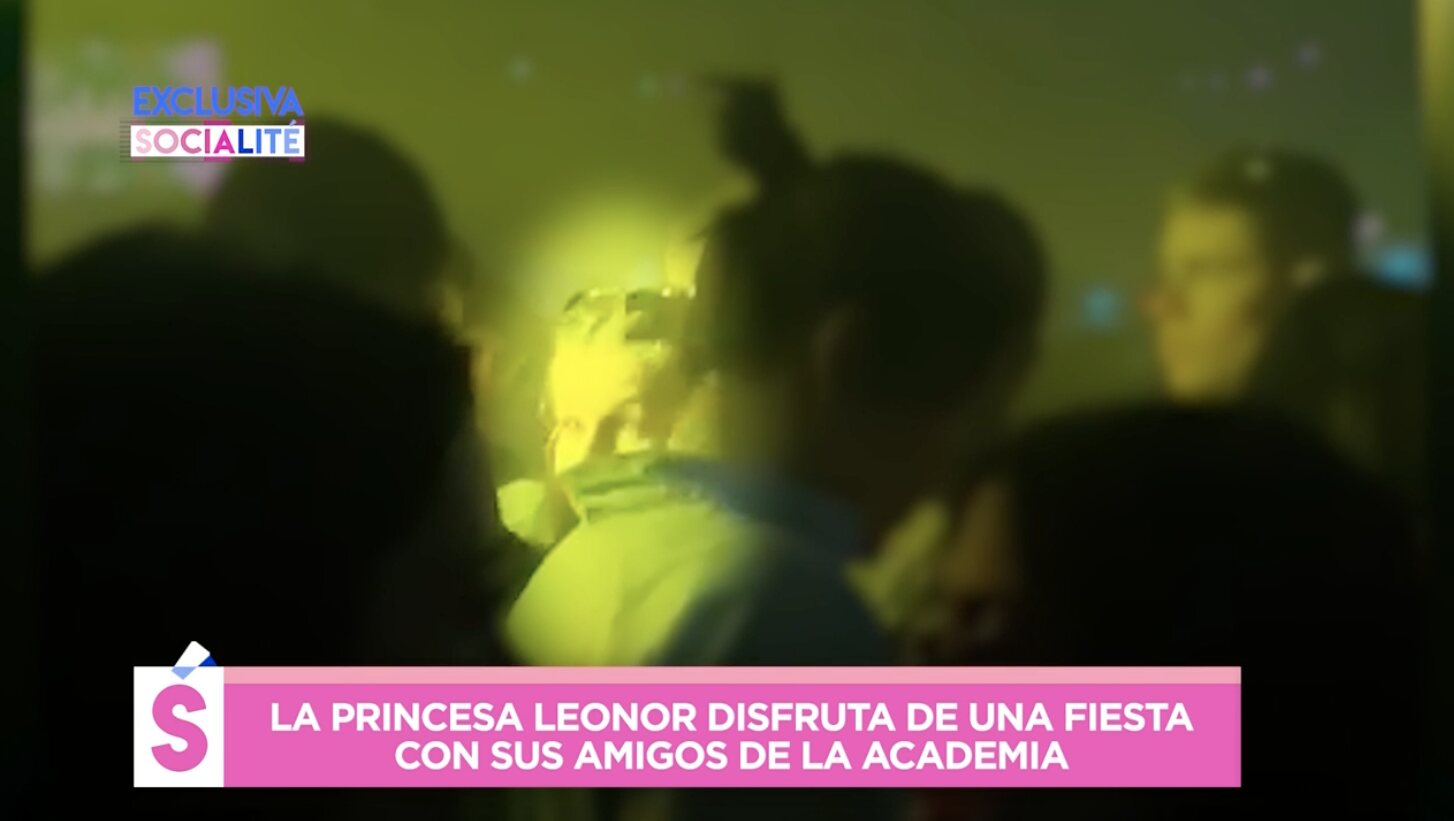 La Princesa Leonor en una discoteca de Zaragoza | Foto: Telecinco.es