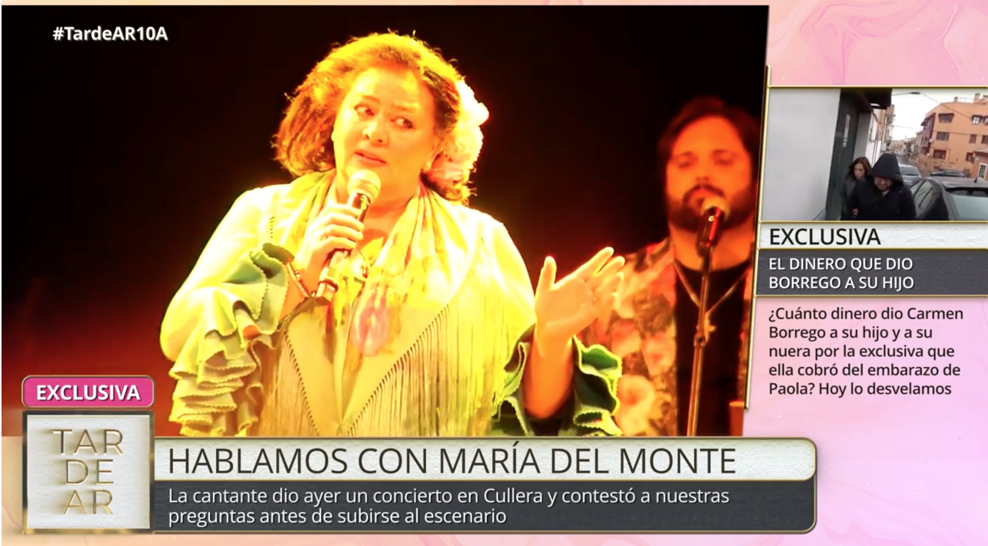 María del Monte, muy emocionada en su último concierto | Foto: Telecinco.es