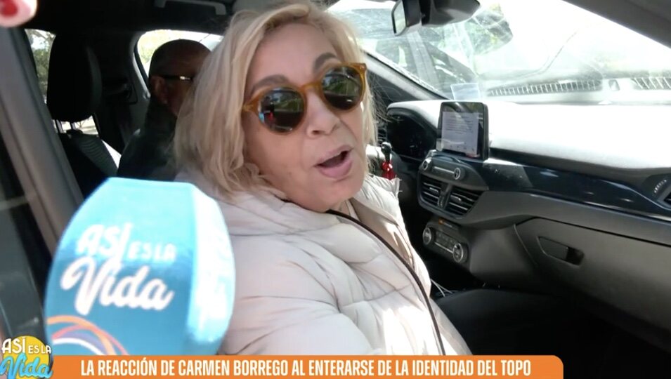 Carmen Borrego reacciona a la información | Foto: telecinco.es