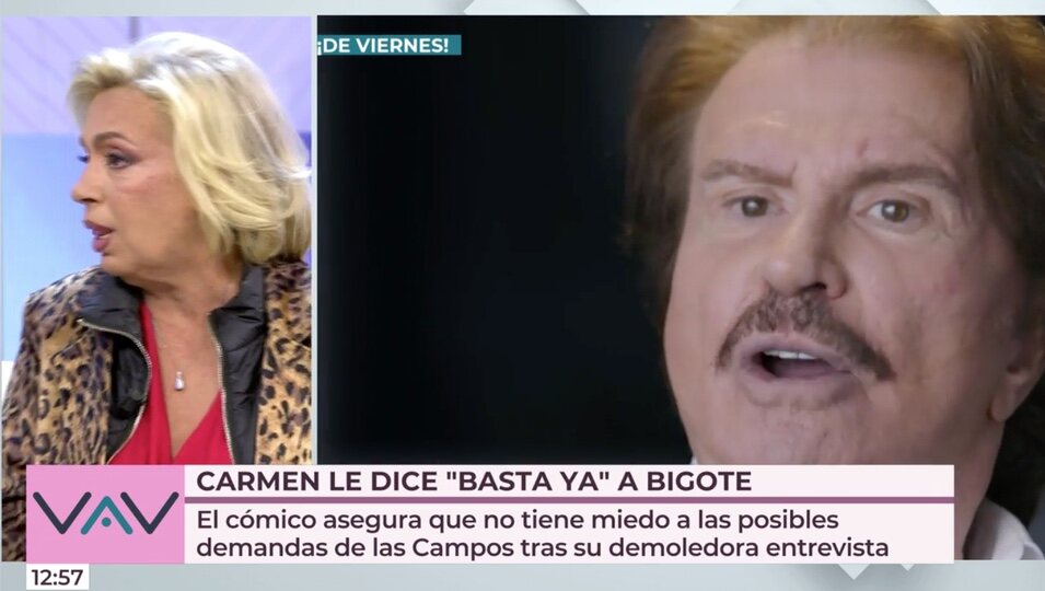 Carmen Borrego habla de Bigote Arrocet | Foto: telecinco.es