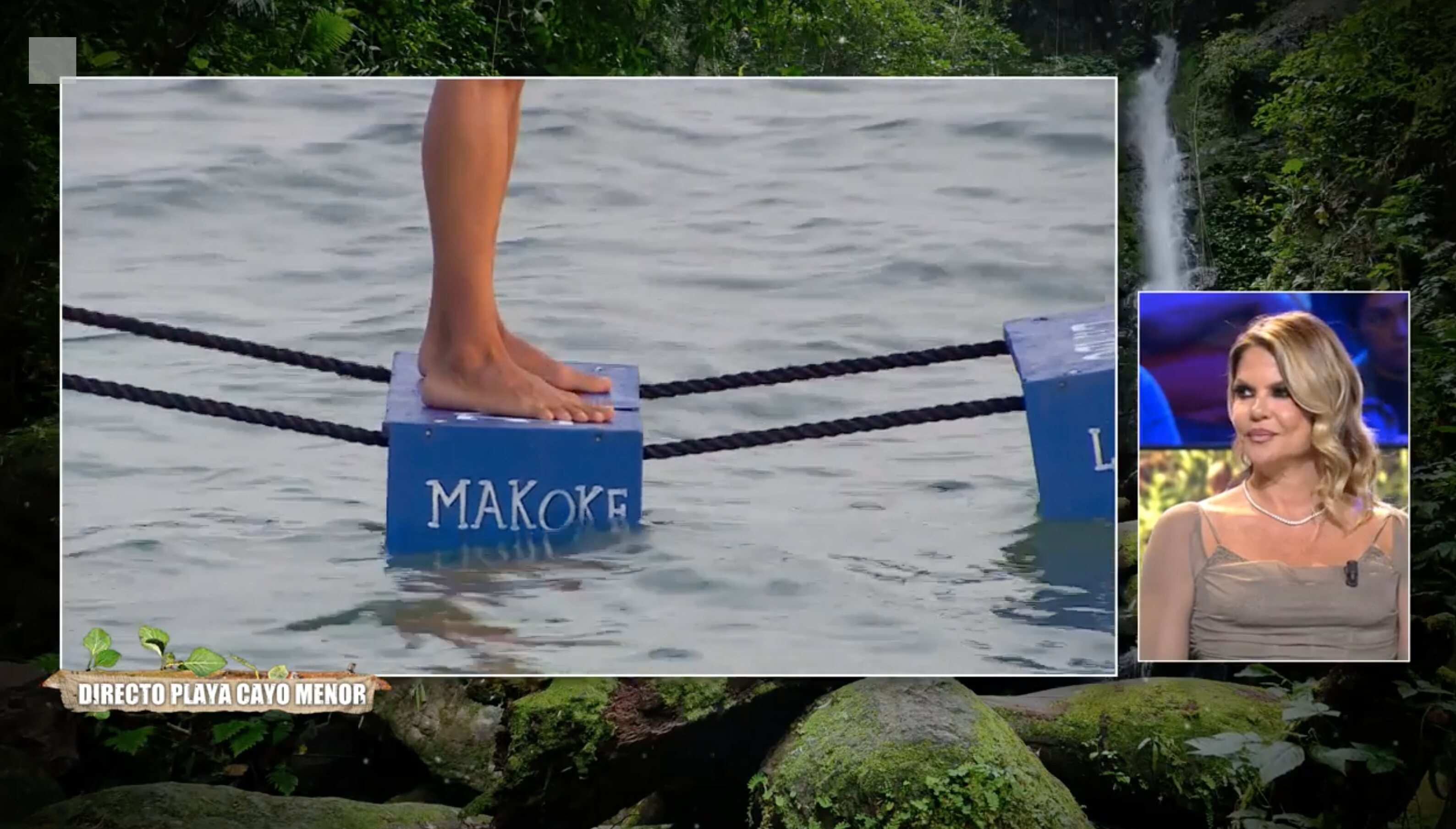 Makoke, un paso en el puente de las emociones de Laura Matamoros | Foto: Telecinco.es