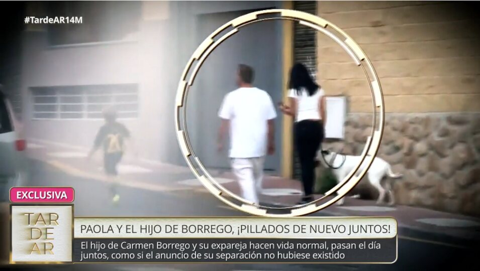 José María Almoguera y Paola Olmedo paseando al perro | Telecinco