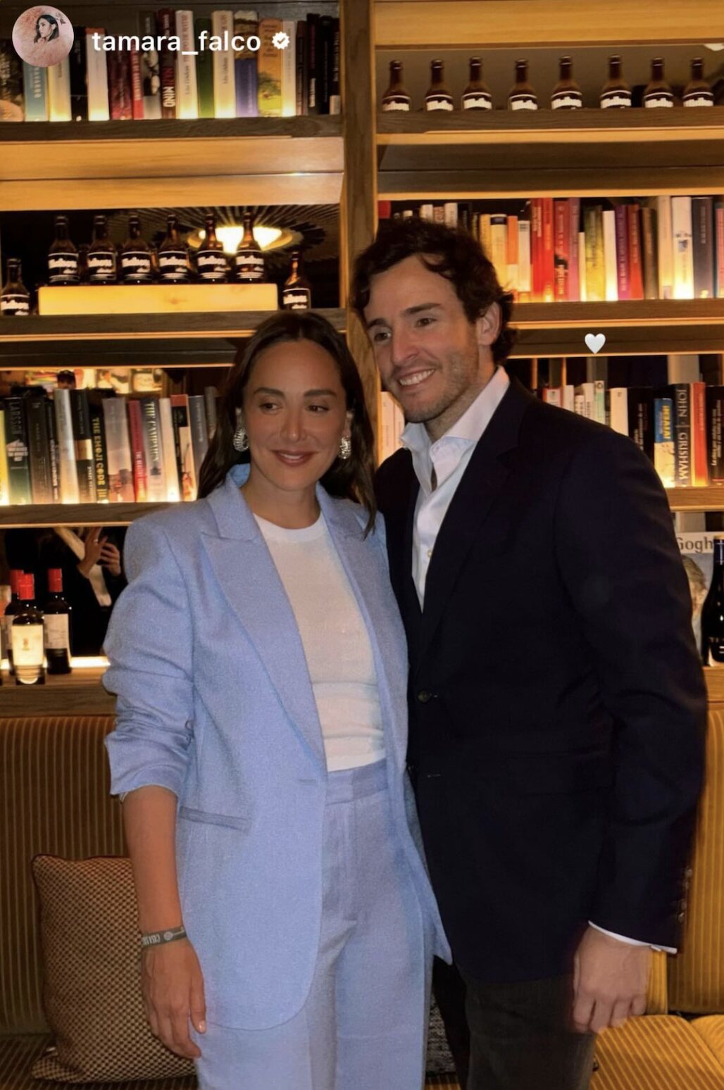 Íñigo Onieva con Tamara Falcó en la inauguración de su nuevo restaurante/ Foto: Instagram