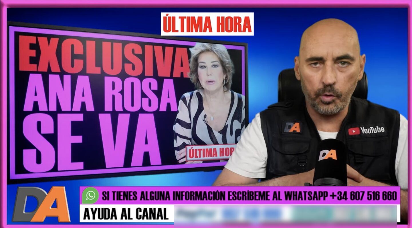 Diego Arrabal asegura que Ana Rosa Quintana quiere abandonar 'TardeAR' | Foto: Youtube