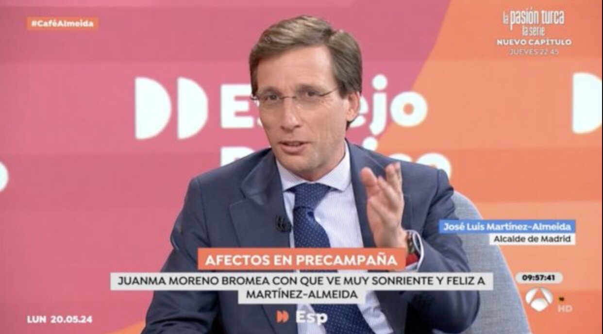 Almeida habla con Susanna Griso en 'Espejo Público'/ Foto: Antena 3