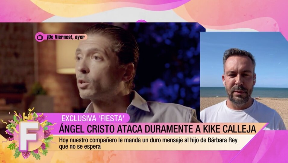 Kike Calleja responde a Ángel Cristo | Foto: telecinco.es