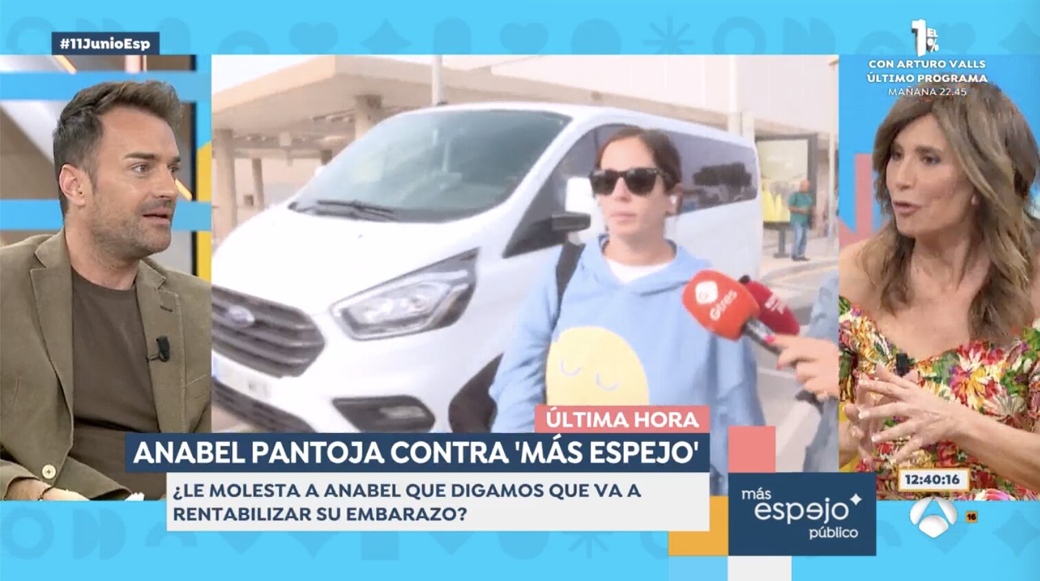 'Espejo Público' reacciona las críticas de Anabel Pantoja | Foto: Antena3.com