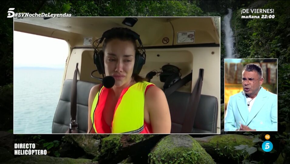 Adara Molinero decide no saltar del helicóptero | Telecinco