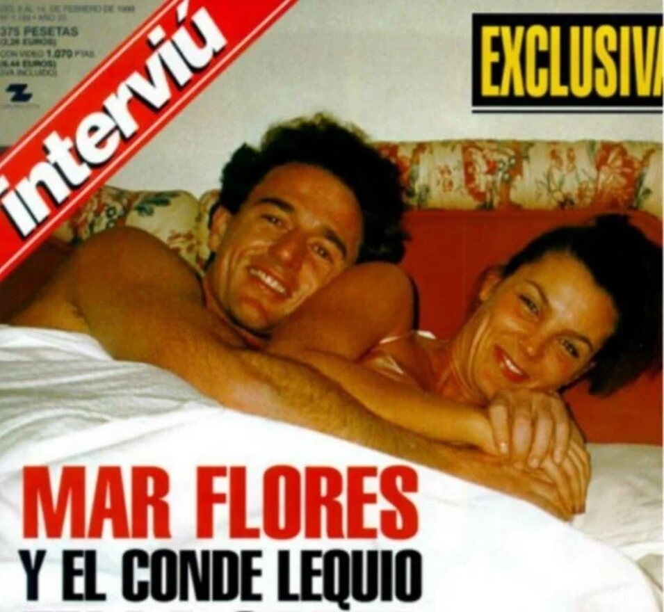 Alessandro Lequio y Mar Flores tuvieron un romance entre 1996 y 1997 | Foto: Interrviú