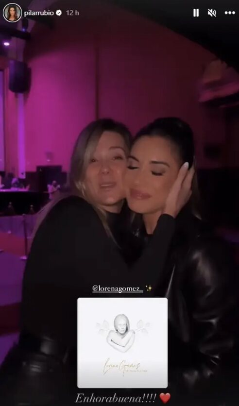 Pilar Rubio en la presentación del disco de Lorena Gómez/ Foto: Instagram