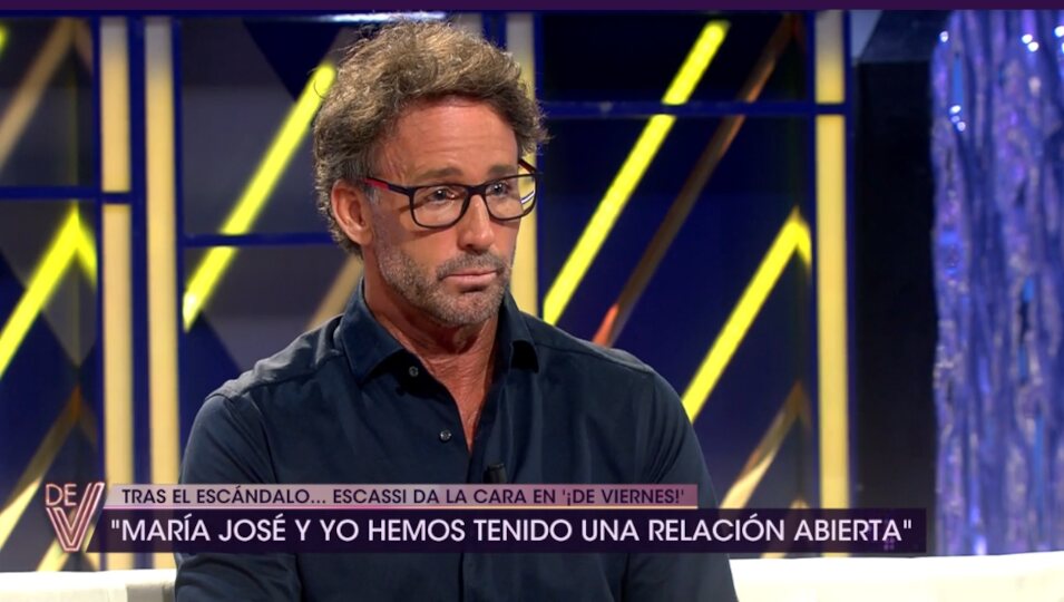 Álvaro Muñoz Escassi durante la entrevista | Telecinco