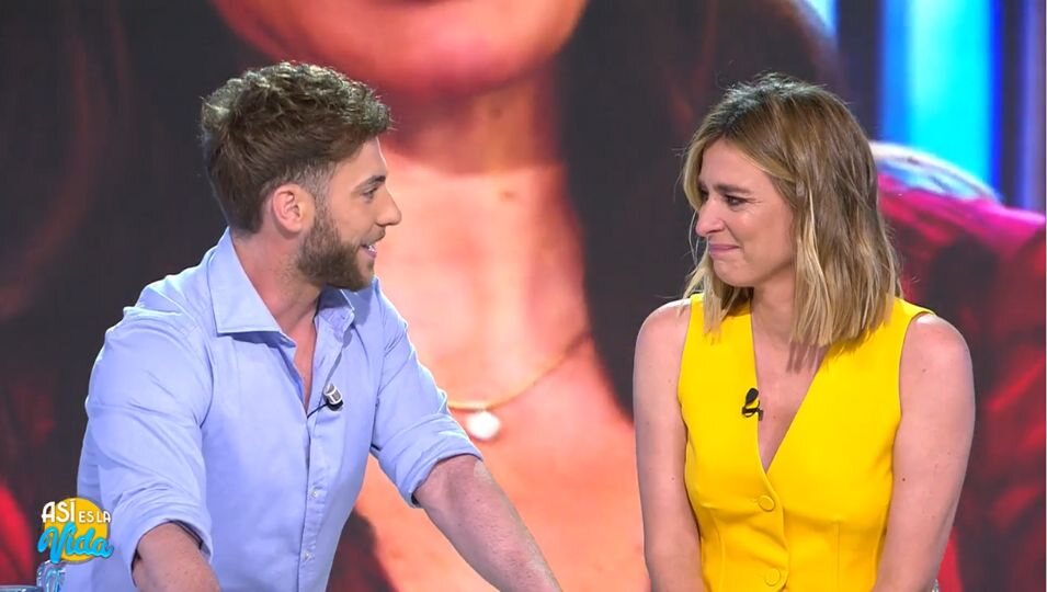 La dedicatoria de César Muñoz a Sandra Barneda que la deja entre lágrimas | Telecinco