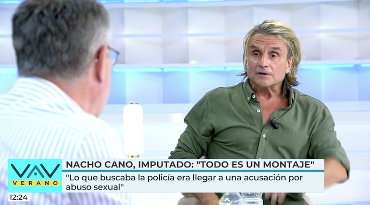 Nacho Cano se defiende en el programa 'Vamos a ver'/ Foto: telecinco.es