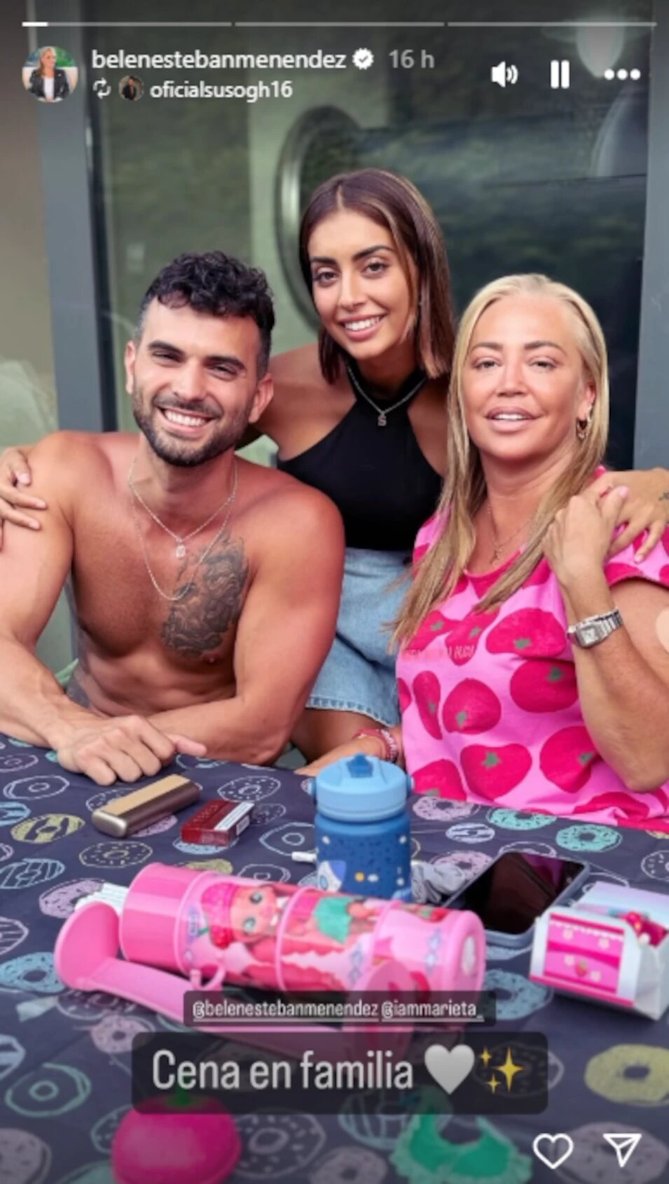 Suso Álvarez, Marieta y Belén en su quedada / Foto: Instagram