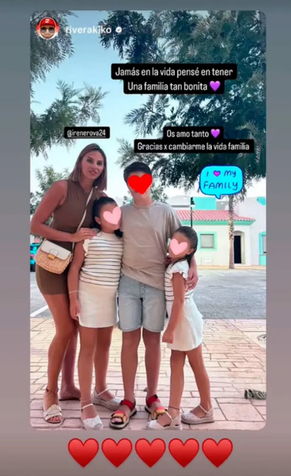 La imagen que ha compartido Kiko Rivera en sus stories presumiendo de familia