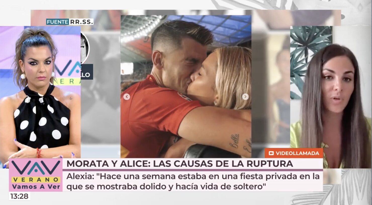 Alexia Rivas habla sobre la noche de fiesta de Morata en Marbella | Foto: Telecinco.es