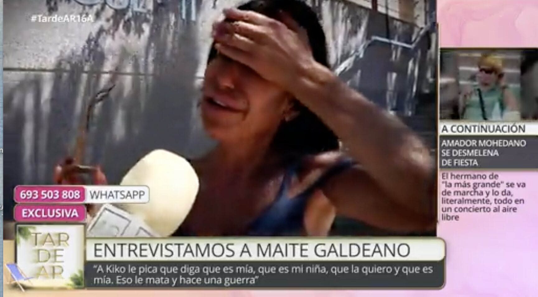 Maite Galdeano, rota por el distanciamiento con su hija Sofía Suescun | Foto: Telecinco.es