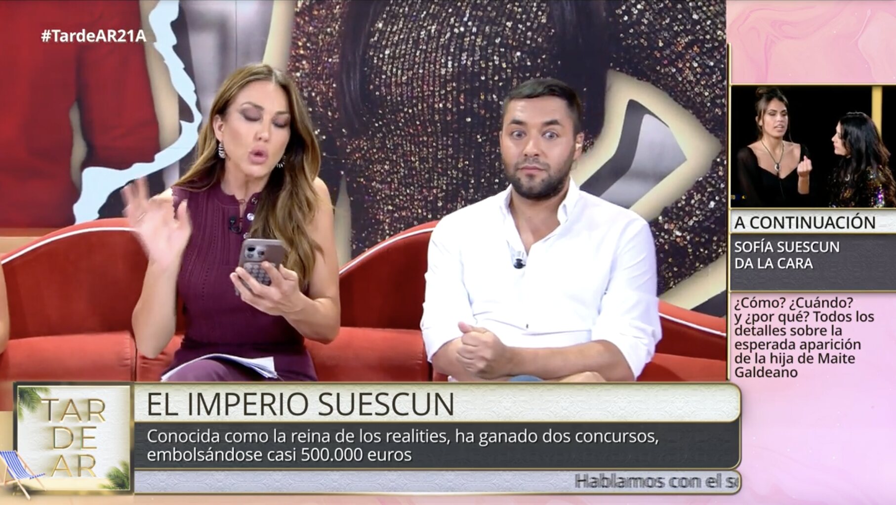 Sofía Suescun ya ha grabado la entrevista previa a aparece ren plató | Foto: Telecinco.es