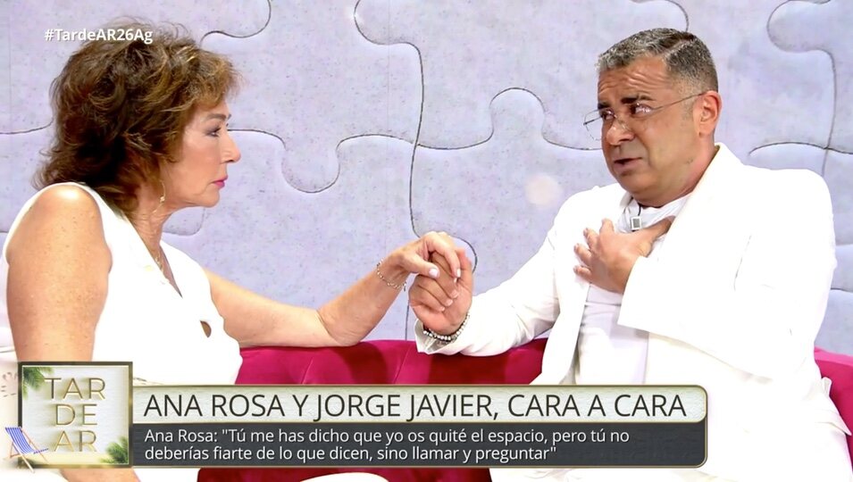 Jorge Javier y Ana Rosa en 'TardeAR' / Foto: telecinco.es