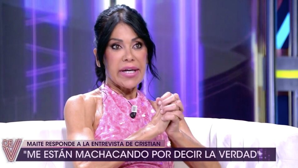 Maite Galdeano habla de Cristian Suescun | Foto: telecinco.es