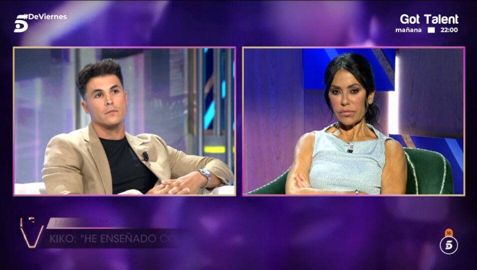 El cara a cara de Maite Galdeano y Kiko Jiménez | Telecinco