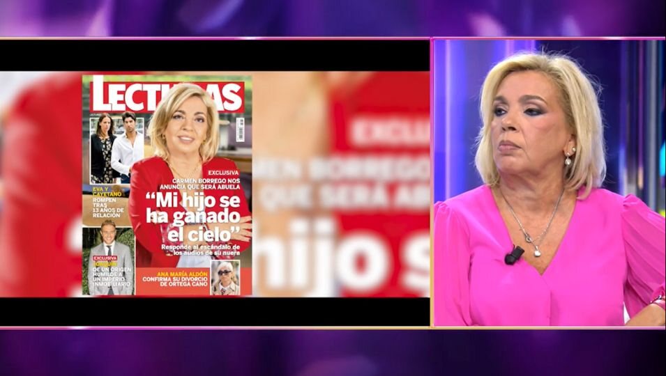 La exclusiva del embarazo de Paola Olmedo que dio Carmen Borrego | Foto: Telecinco