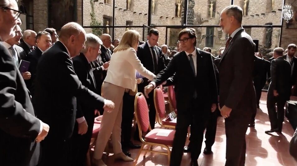 Felipe VI y la Infanta Cristina en el 50º aniversario de la inauguración del Museo Dalí