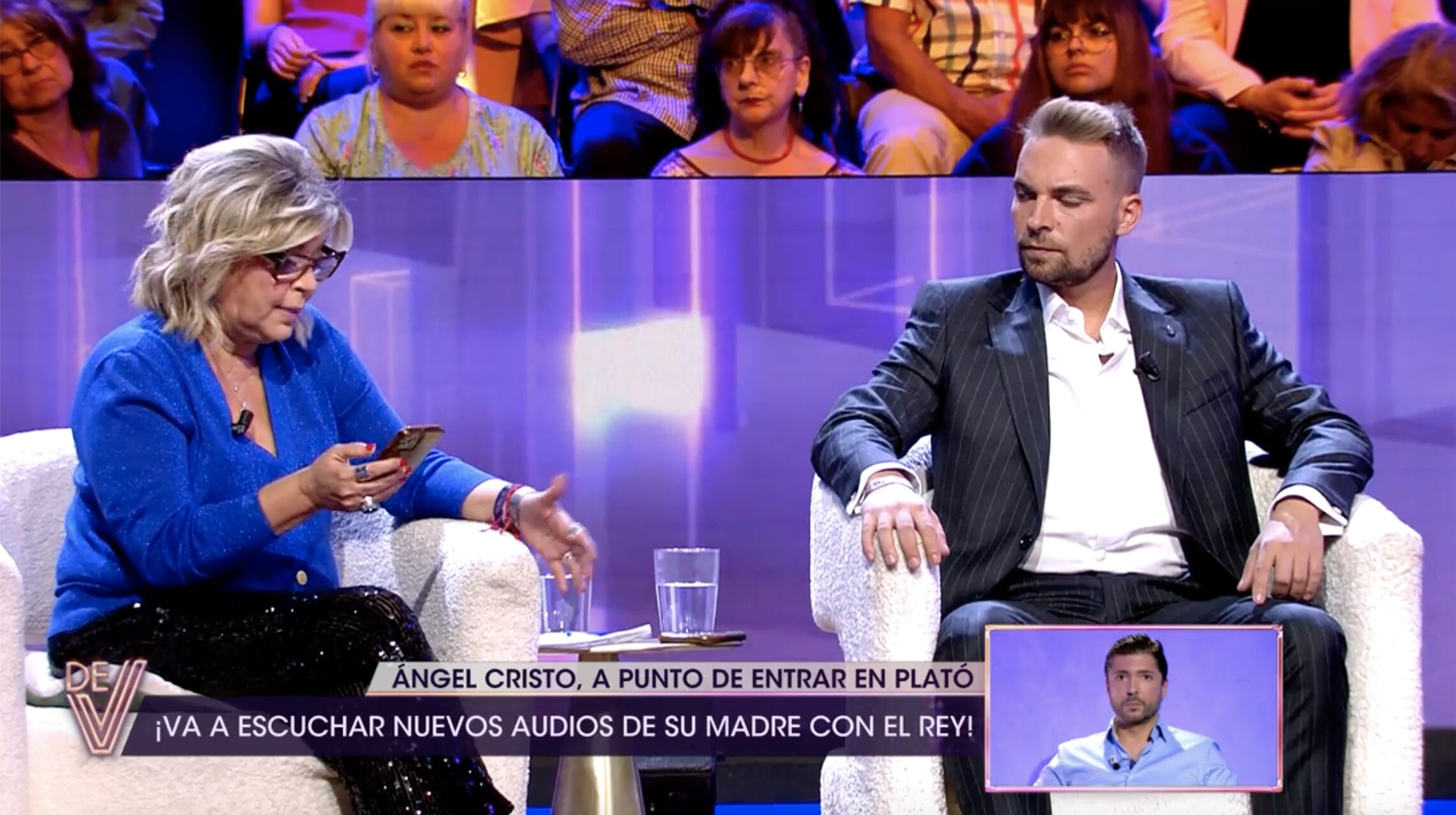 Terelu Campos habló con Paola Olmedo tras la emisión de los audios en 'Sálvame' | Foto: Telecinco.es