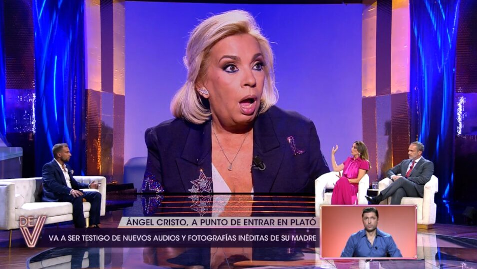 Carmen Borrego reacciona sorprendida a las palabras de su hijo | Telecinco