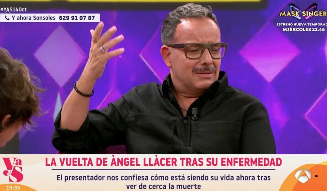 Ángel Llàcer en 'Y ahora Sonsoles'/ Foto: Antena 3