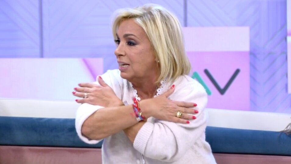 Carmen Borrego habla del abrazo | Foto: telecinco.es