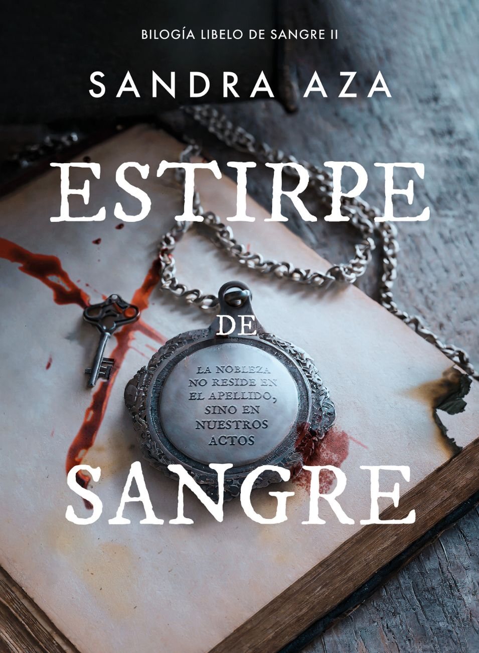 Portada de 'Estirpe de sangre', el nuevo libro de Sandra Aza| Foto: Javier Ocaña