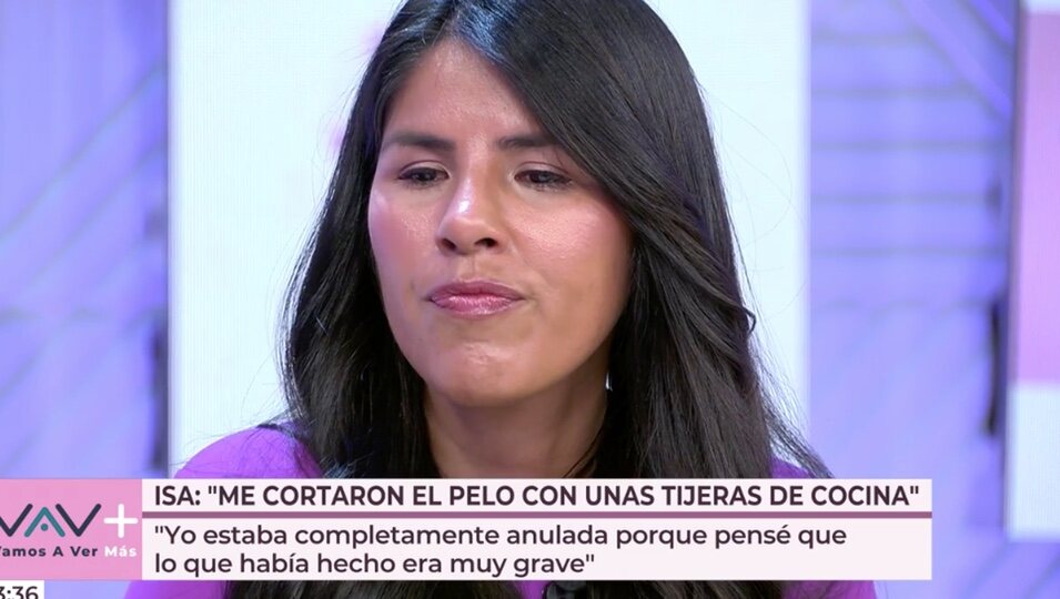 Isa Pantoja no puede contener las lágrimas | Foto: telecinco.es