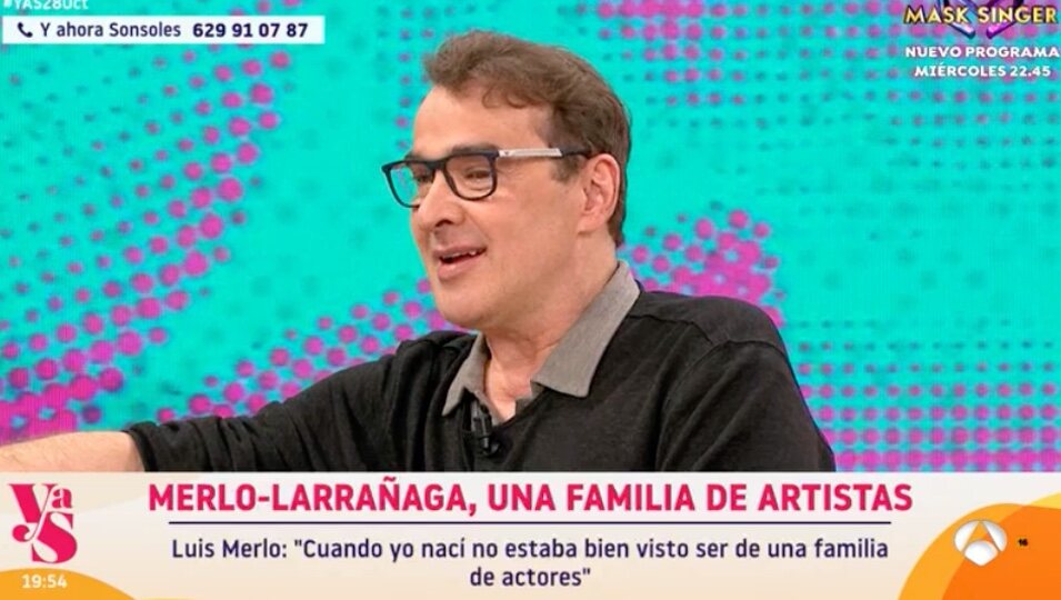 Luis Merlo en el programa 'Y ahora Sonsoles' l Fuente: Antena 3