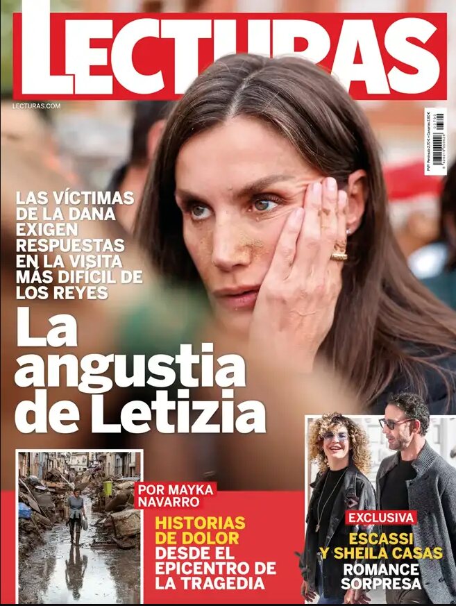 Álvaro Muñoz Escassi y Sheila Casas en la portada de Lecturas