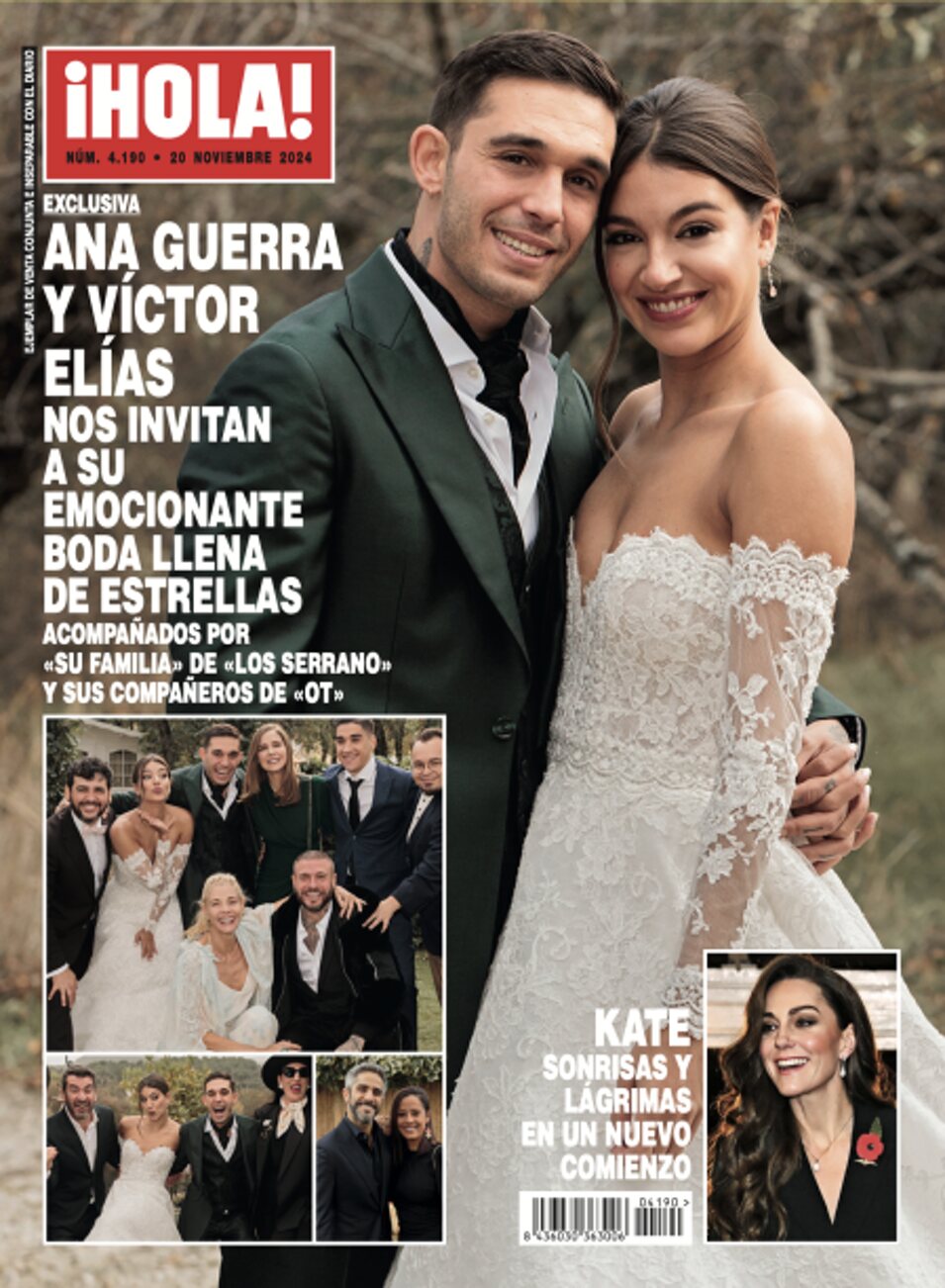 Ana Guerra y Víctor Elías tuvieron dos bodas, una religiosa y otra civil