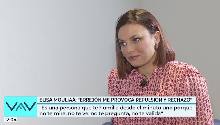 Elisa Mouliaá habla para 'Vamos a ver'/ Foto: telecinco.es