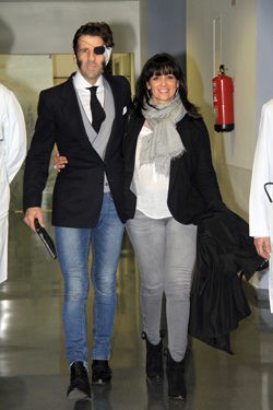Juan José Padilla con su mujer, Lidia Cabello